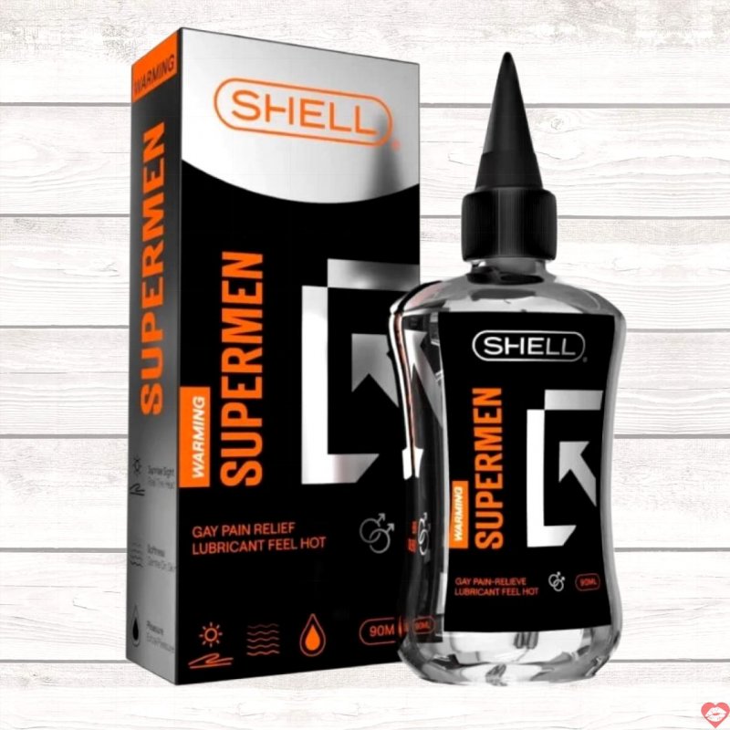 Gel bôi trơn ấm nóng Shell Supermen 90ml an toàn tăng cực khoái 