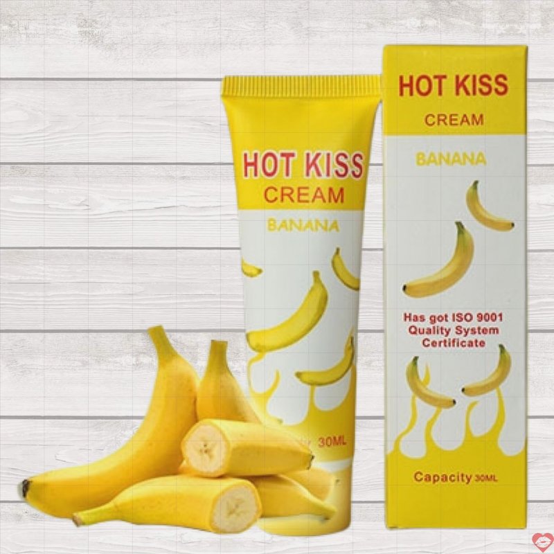 Kem bôi trơn HotKiss hương chuối 30ml Gel trơn mượt tăng khoái cảm 