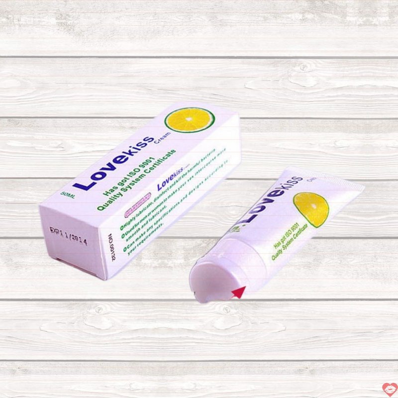 Gel bôi trơn Love Kiss Hương Chanh thơm mát tăng khoái cảm 50ml 