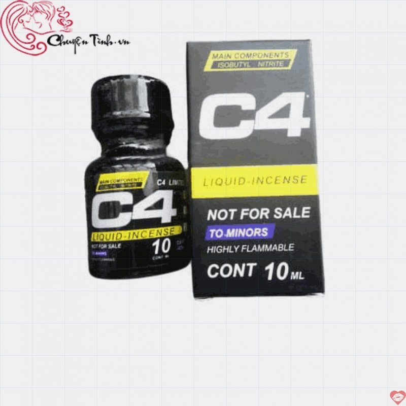 Popper C4 10ml hàng mạnh siêu phê kích thích cực đỉnh cho top bot 