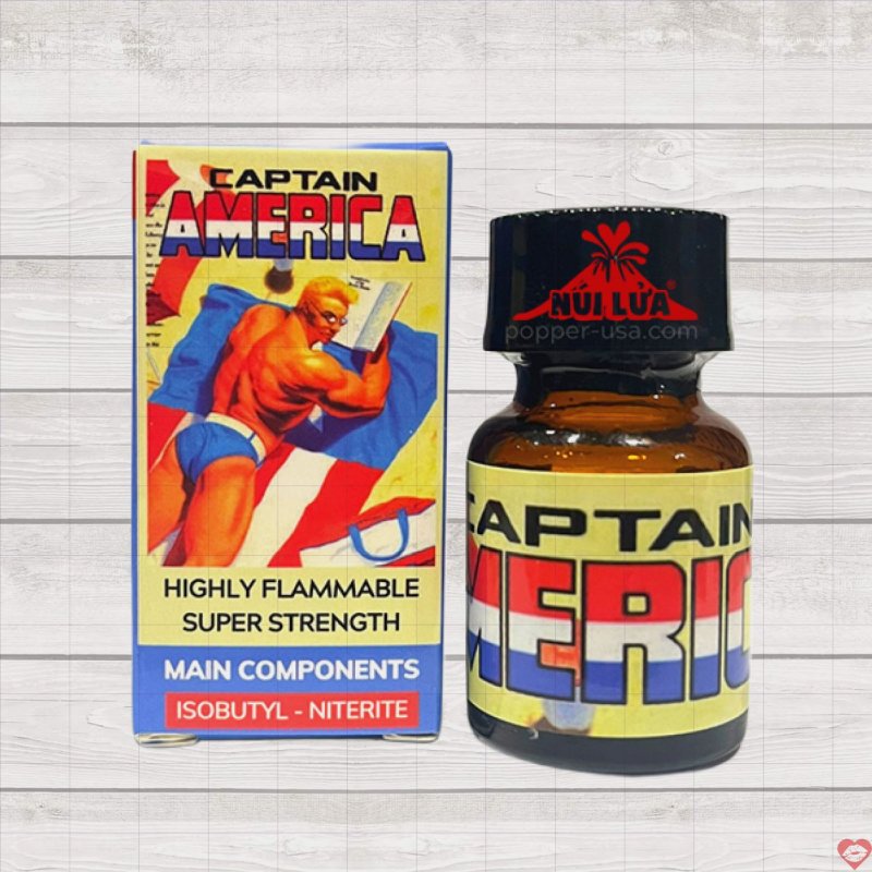 Popper Captain America 10ml Phê Đỉnh Siêu Hot Hút Ngay 