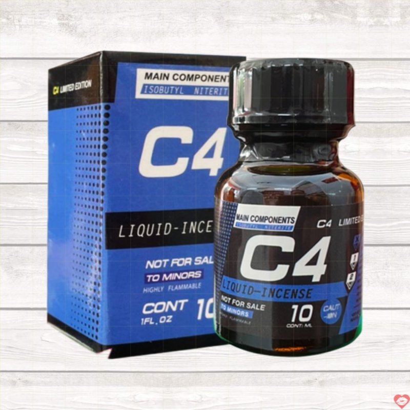 Popper C4 xanh 10ml nhập khẩu chính hãng US cảm giác cực mạnh 