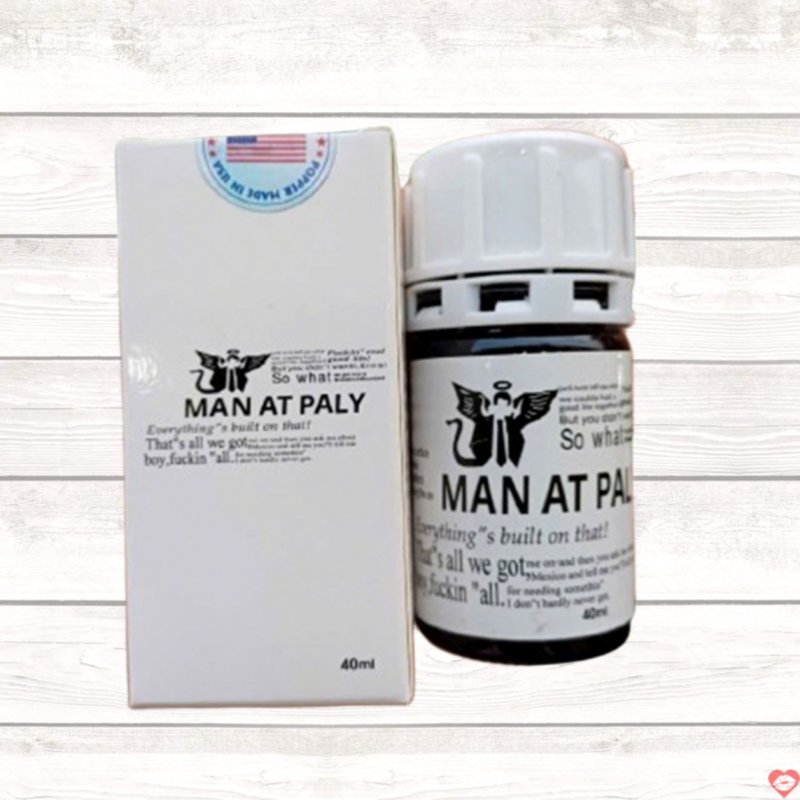 Popper MAN AT PALY 40ml Trắng Mùi Dịu Phê Mạnh Chống Lờn