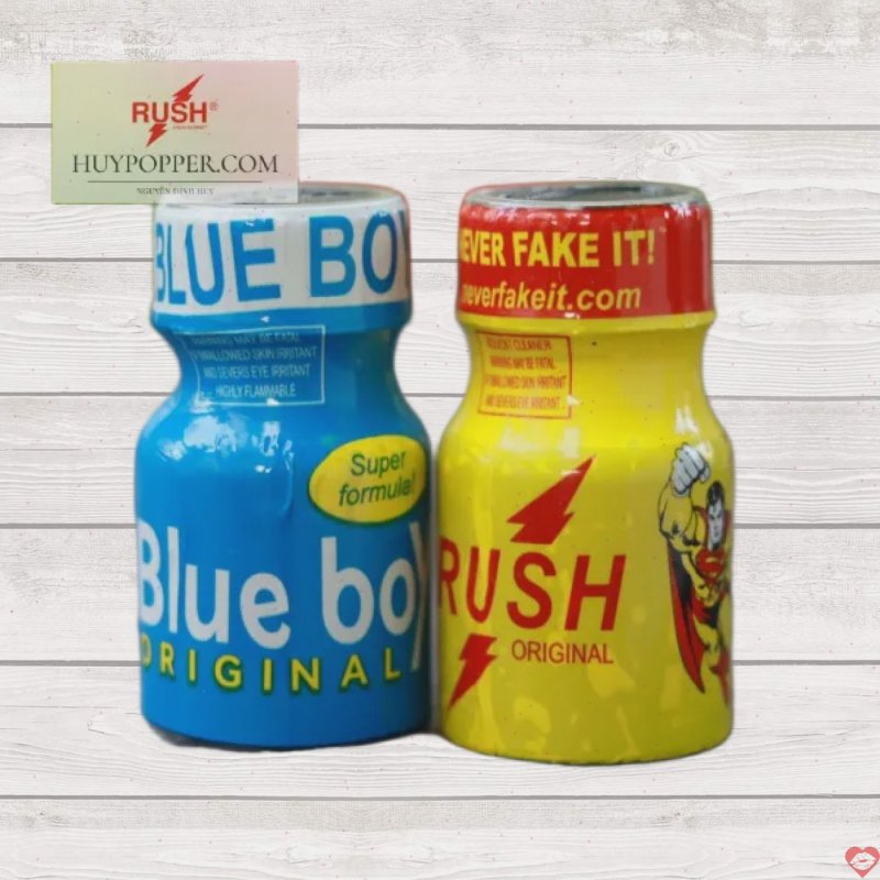 Combo 2 chai Popper Rush Blue Boy 10ml USA