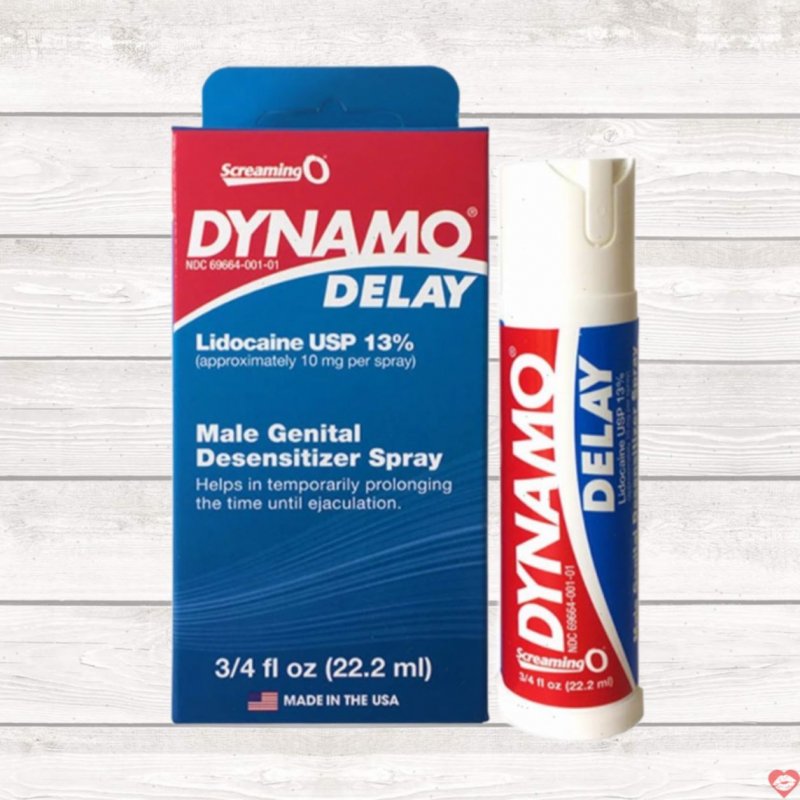 Chai xịt Dynamo Delay 22ml kéo dài thời gian quan hệ an toàn 