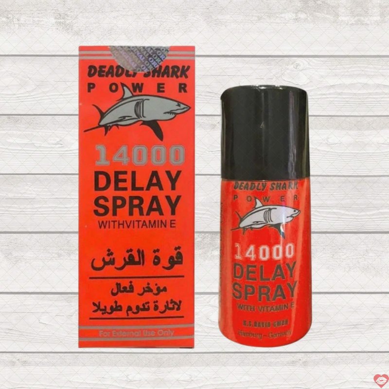 Chai xịt Power Deadly Shark 14000 tăng cường kéo dài thời gian 40ml 