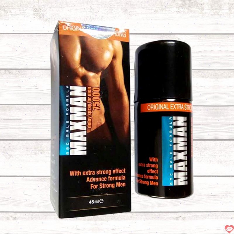 Maxman Delay Spray 45ml Xịt Kéo Dài Thời Gian Quan Hệ An Toàn 