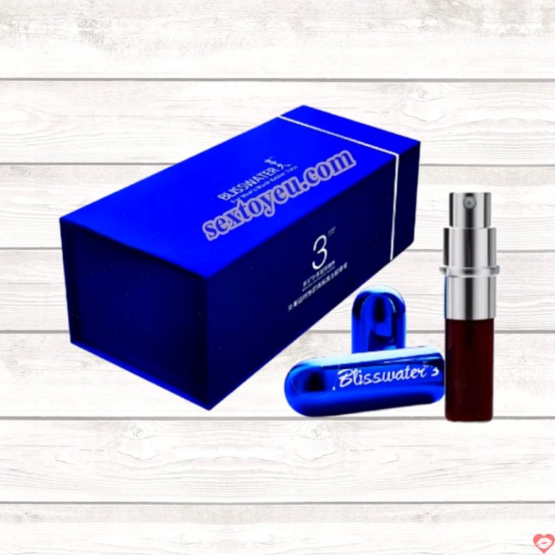 Chai xịt Bliss Water 3 kéo dài thời gian tăng khoái cảm an toàn 