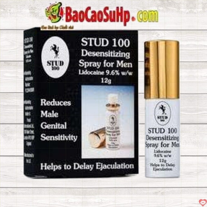 Chai xịt Stud 100 UK nắp vàng chính hãng tăng cường sinh lý nam 