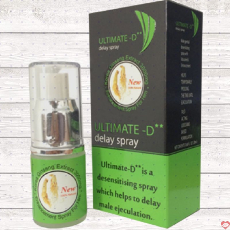 Xịt Kéo Dài Xuất Tinh Ultimate D Nhân Sâm Hàn Quốc Chất Lượng Anh 