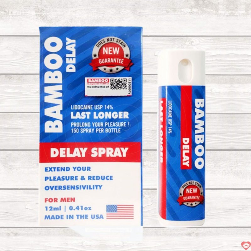 Xịt Kéo Dài Xuất Tinh Bamboo Delay Spray USA Chính Hãng Tê Mát 