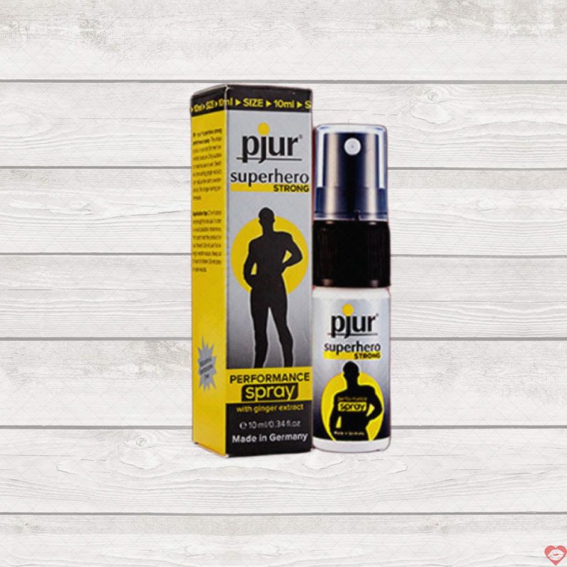 Xịt Kéo Dài Xuất Tinh Đức Pjur SuperHero Strong 20ml Chính Hãng Tăng Cường Cứng Chống Xuất Tinh Sớm 