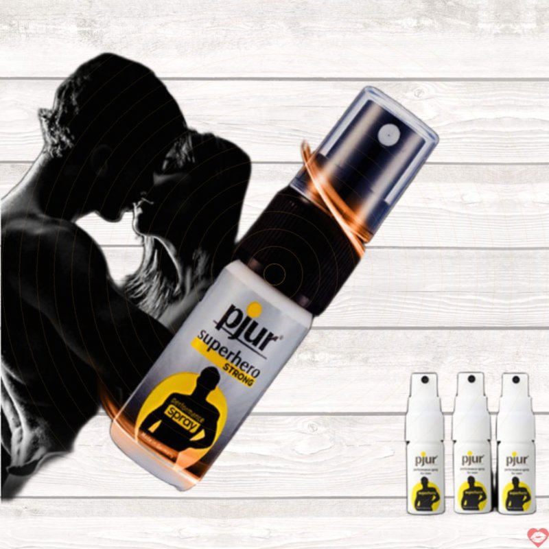 Chai xịt chống xuất tinh sớm Pjur SuperHero Strong nhập khẩu Đức XTS05