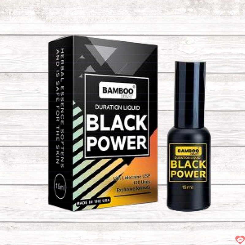 Xịt USA Bamboo Delay – Black Power - Kéo Dài Thời Gian - 15ml