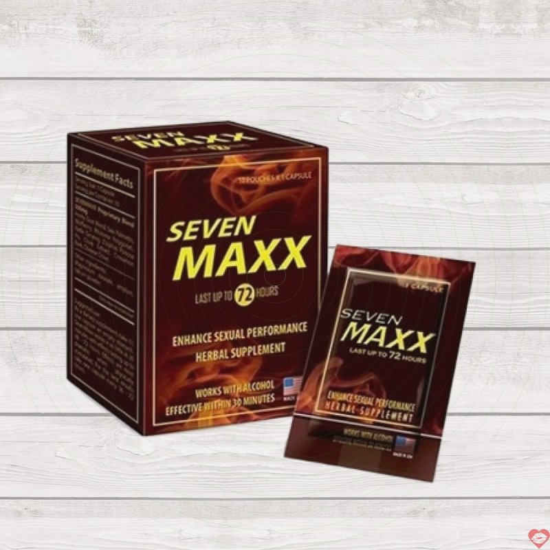 Viên uống Tăng Sinh Ly Seven Max USA thảo dược tốt cho sinh lý nam 
