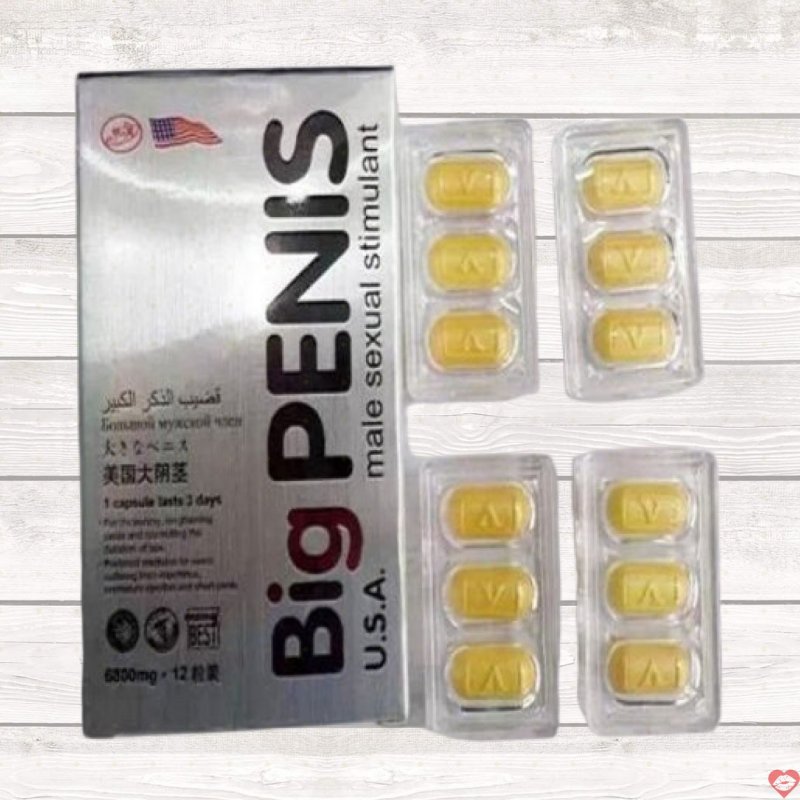 Thuốc tăng sinh lý Big Penis hỗ trợ cường dương kéo dài thời gian 