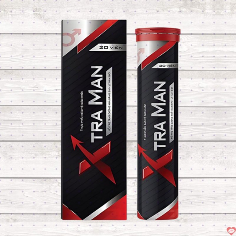 Xtraman viên sủi tăng sinh lý nam mạnh mẽ hộp 20 viên - chính hãng uy tín 