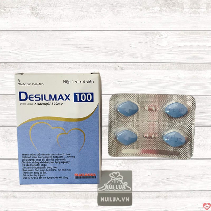 Thuốc cường dương Desilmax 100mg tăng cường sinh lý nam hiệu quả 
