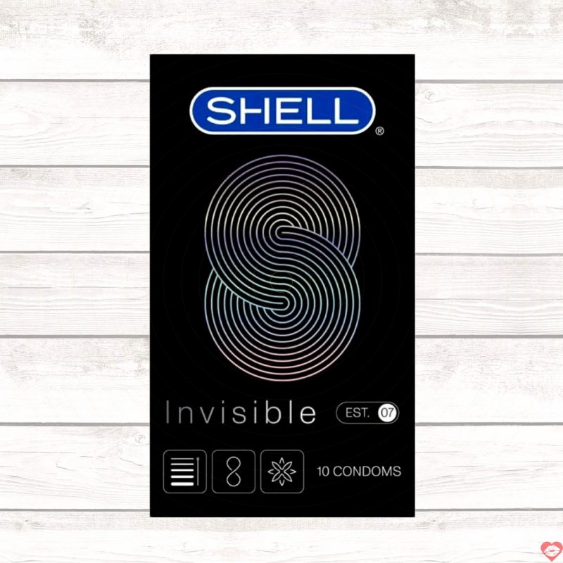 Bao cao su Shell Invisible siêu mỏng chống tuột kéo dài thời gian 