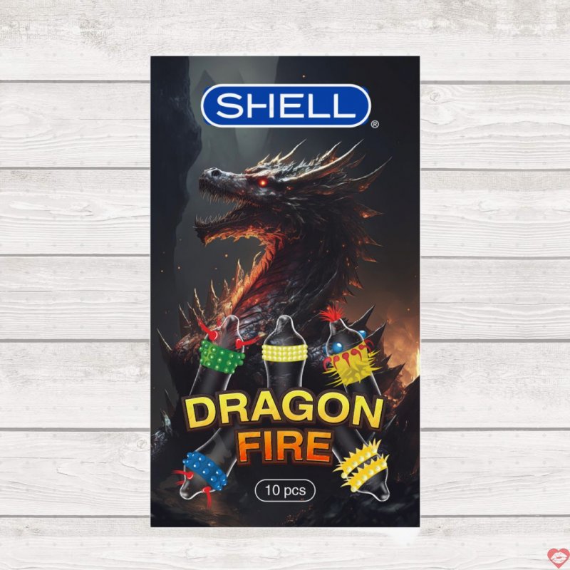 Bao cao su Shell Dragon Fire – Gai bi lớn, kích thích cực đỉnh 