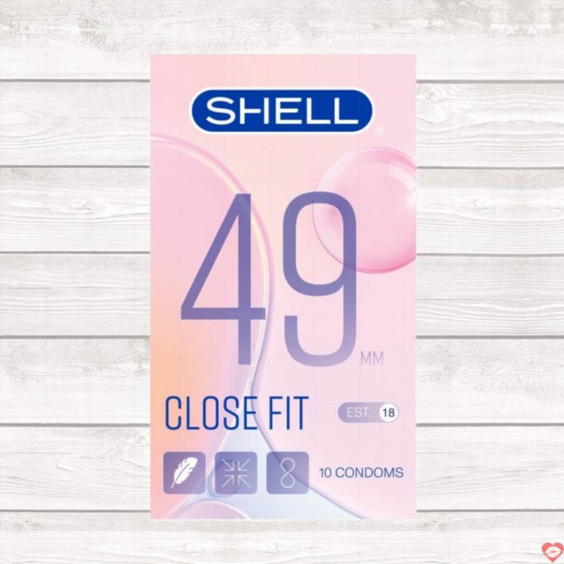 Bao cao su Shell Close Fit 49mm siêu mỏng chống tuột kéo dài cực đã hộp 10 