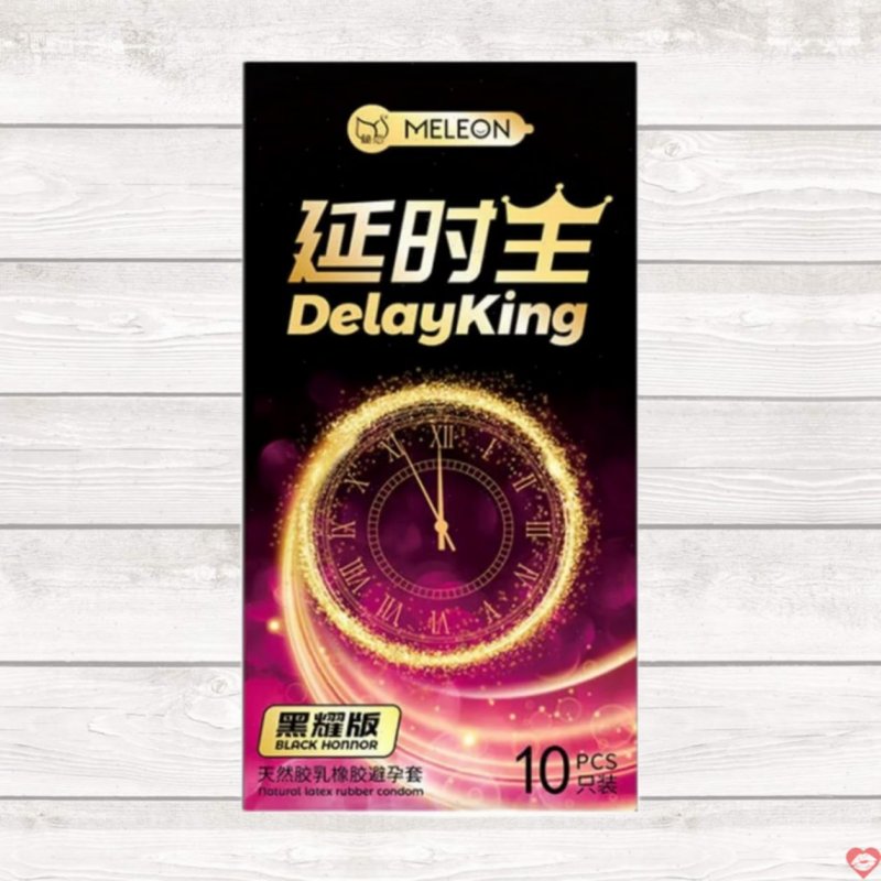 Bao cao su Delayking Black Meleon Honnor kéo dài lâu an toàn hộp 10 