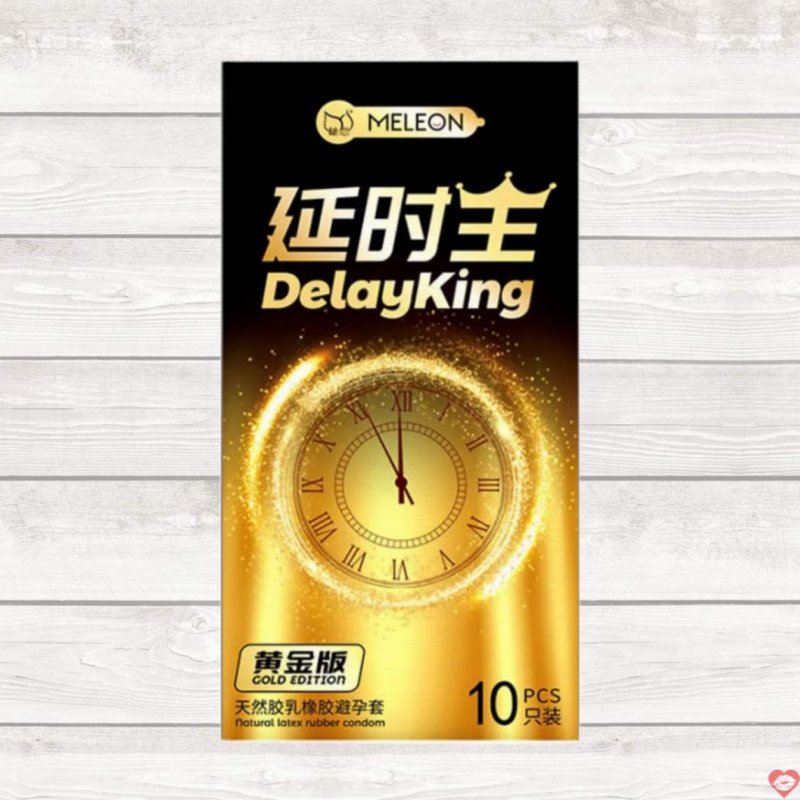 Bao cao su Meleon Delayking Gold Edition Kéo dài thời gian Hộp 10 cái Chính hãng Giá tốt 