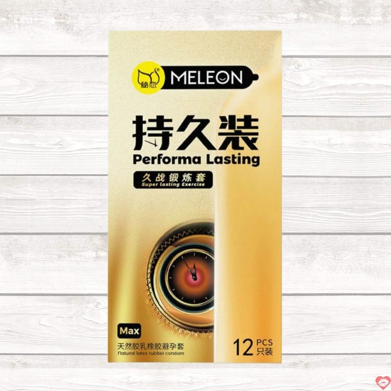 Bao cao su Meleon Performa Lasting Max Kéo dài Quan hệ An toàn Hộp 12 
