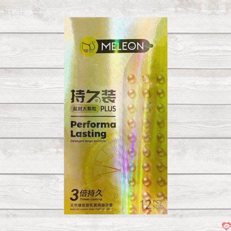 Bao cao su Meleon Performa chống xuất tinh sớm kéo dài 3 lần, hạt nổi kích thích 