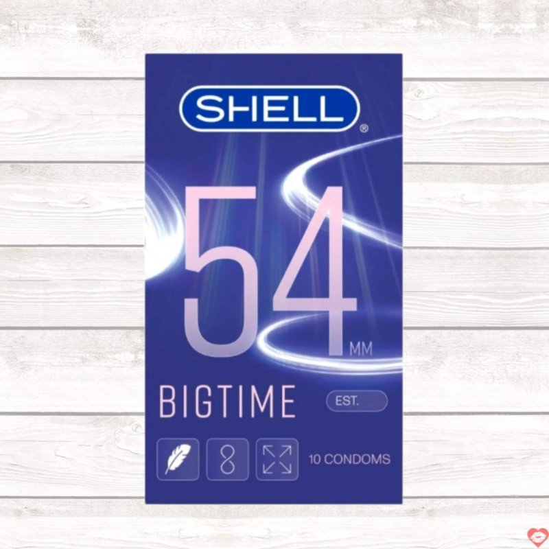 Bao cao su shell 54mm bigtime siêu mỏng kéo dài tự tin 