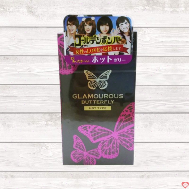 Bao cao su Jex Glamourous Butterfly Hot Type mềm mượt ấm áp 