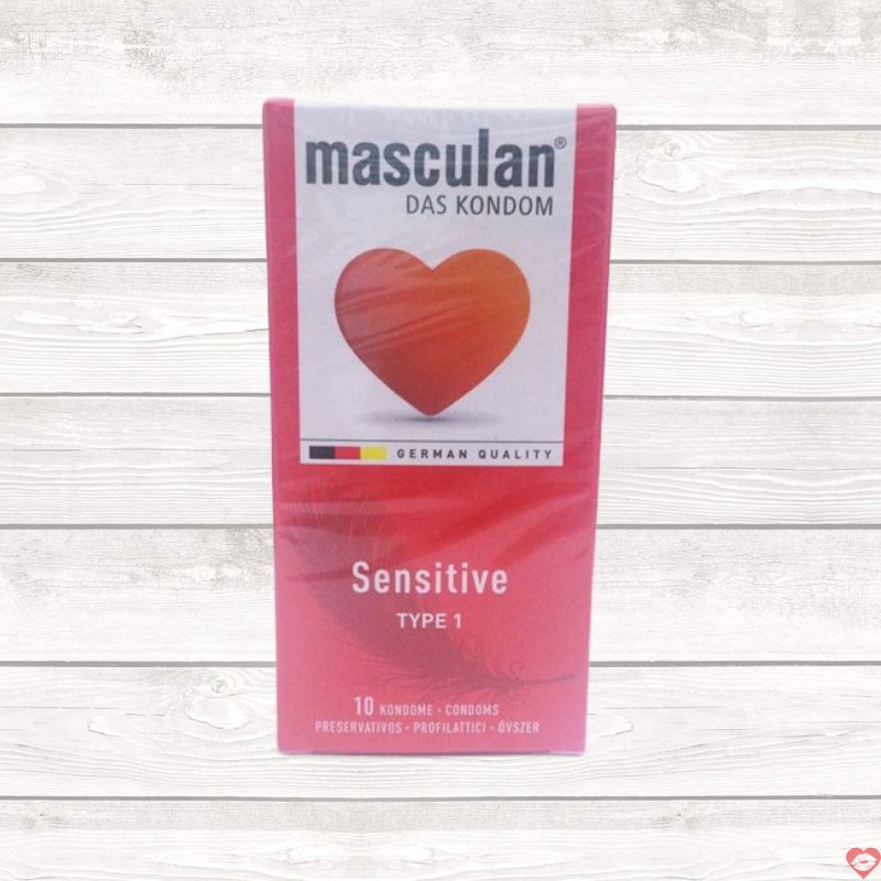 Bao cao su Masculan Sensitive mỏng nhẹ Đức, kích thích hưng phấn 