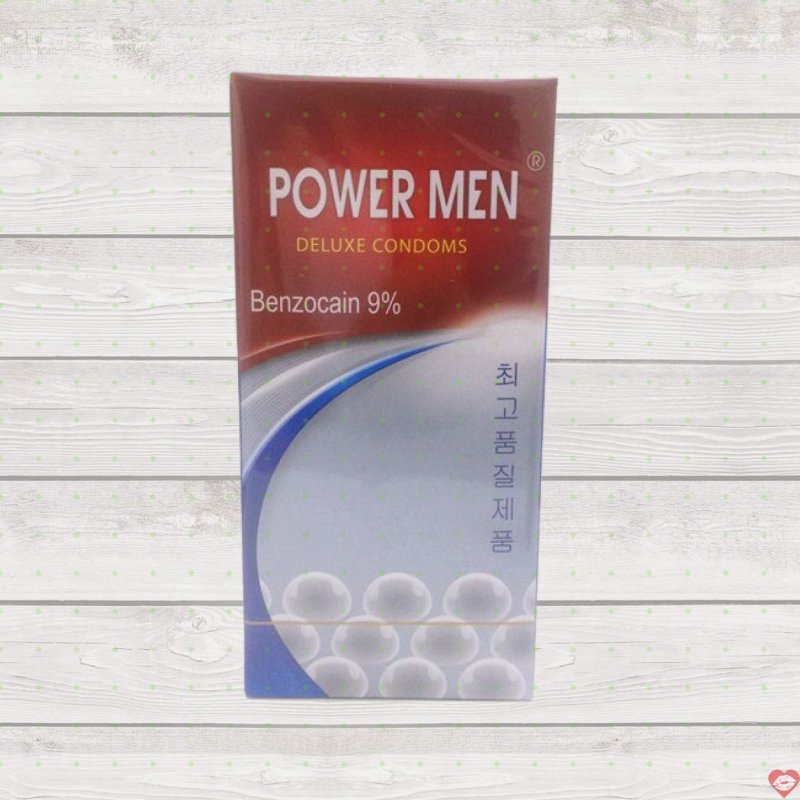 Bao cao su POWER MEN Ngọc Trai Hàn Quốc kéo dài cảm xúc xuất tinh sớm 