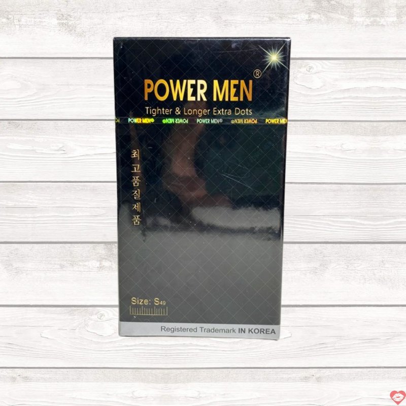 Bao cao su gai nhỏ Power Men kéo dài thời gian siêu mượt an toàn 