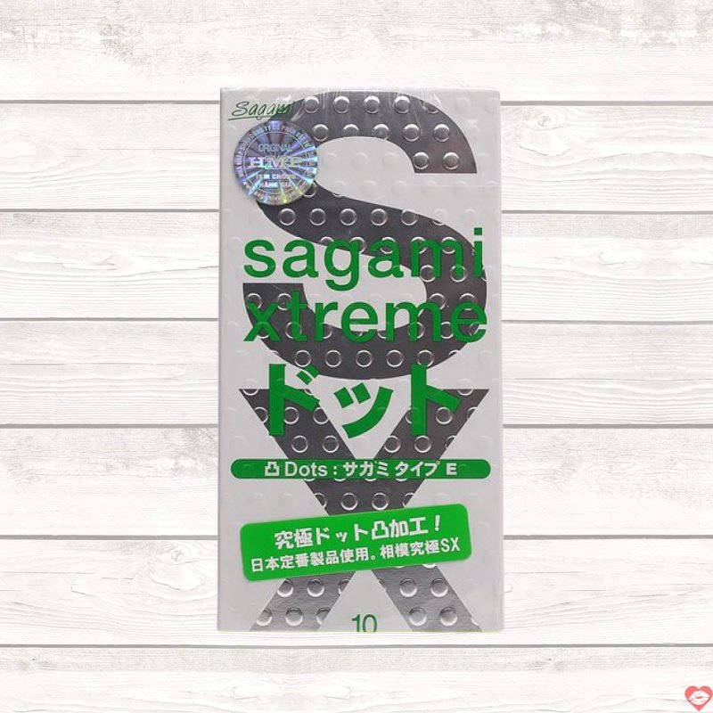Bao cao su Sagami Xtreme White gân gai tăng khoái cảm giá tốt 