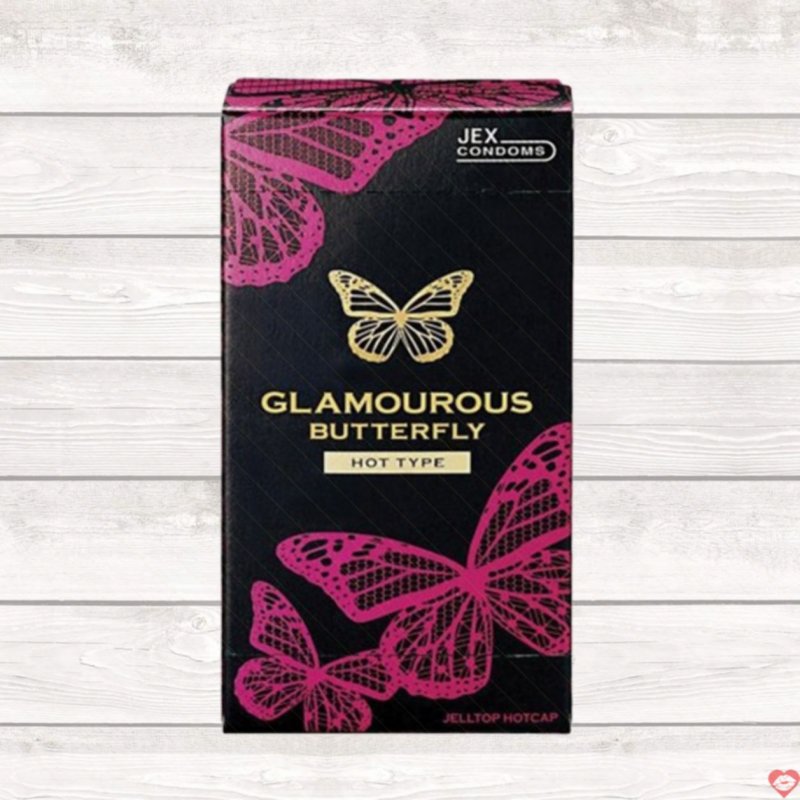 Bao cao su Jex Glamourous Butterfly hộp 12 cái chất lượng cao 