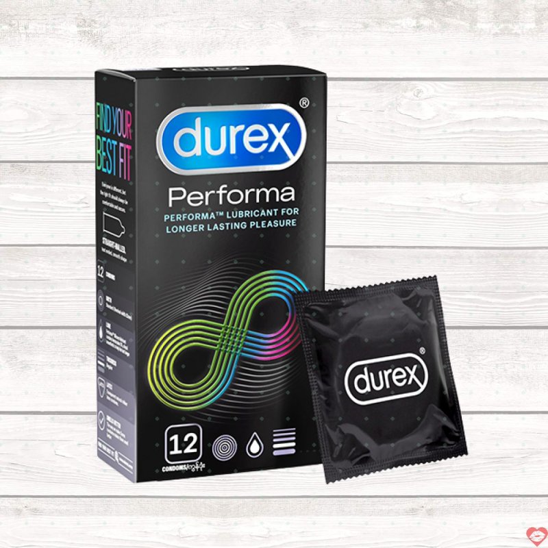 Bao cao su Durex Performa 12s chính hãng Kéo dài quan hệ thăng hoa 
