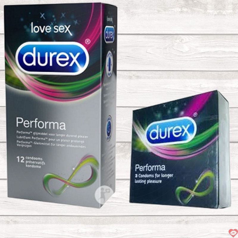 Bao cao su Durex Performa 12 cái chính hãng kéo dài thời gian quan hệ 