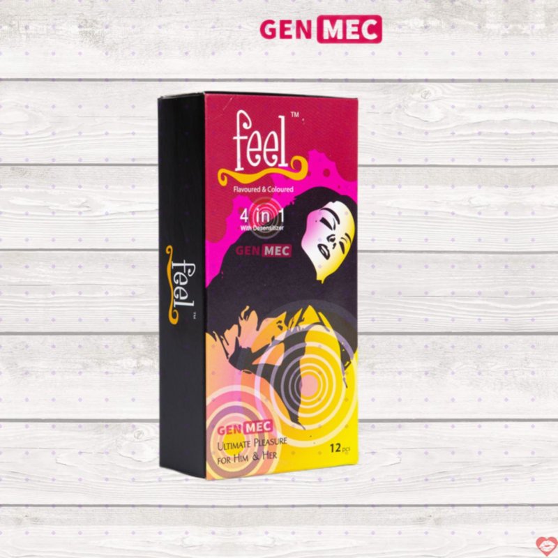 Bao Cao Su Kéo Dài Xuất Tinh Gai Gân Liti 4in1 Feel Chính Hãng Kéo Dài Quan Hệ 