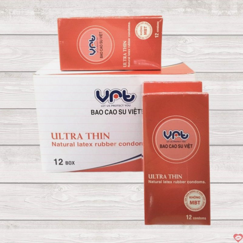 Bao Cao Su VRT Siêu Mỏng 12s An Toàn Thoải Mái Giá Rẻ 