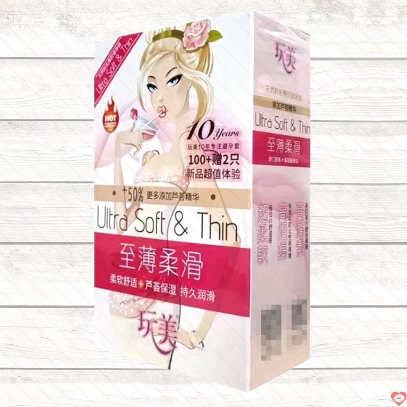 Bao Cao Su Ultra Mỏng Hương Hoa Ly Gel Bôi Trơn X3 100 Cái 