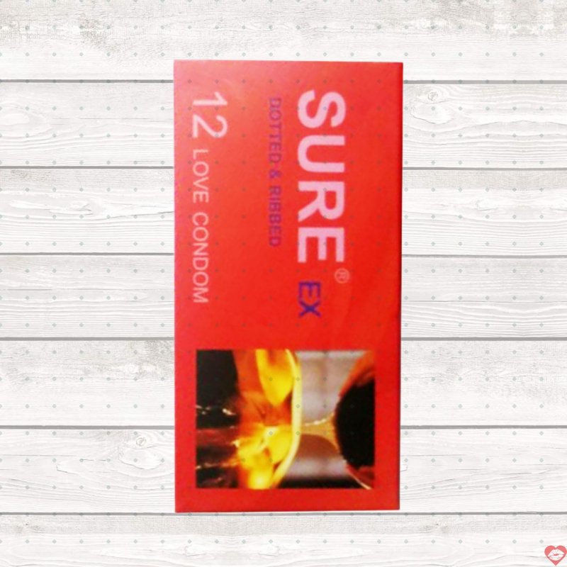 Bao Cao Su Sure Đỏ Siêu Mỏng Trơn Mịn Hộp 12 Cái Giá Tốt 
