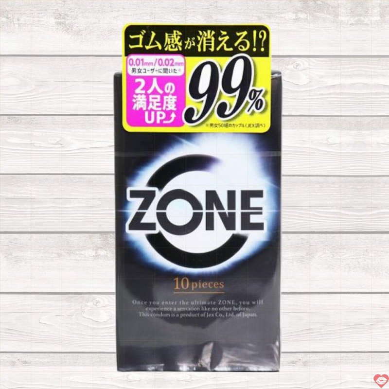 Bao Cao Su Jex Zone 0.01 Siêu Mỏng Gel Bôi Trơn Nhật Bản 