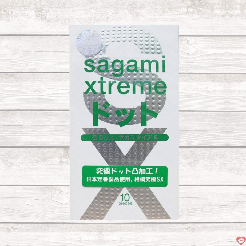 Bao cao su Sagami Xtreme siêu mỏng 0.03mm ôm sát gel bôi trơn hộp 10 cái 