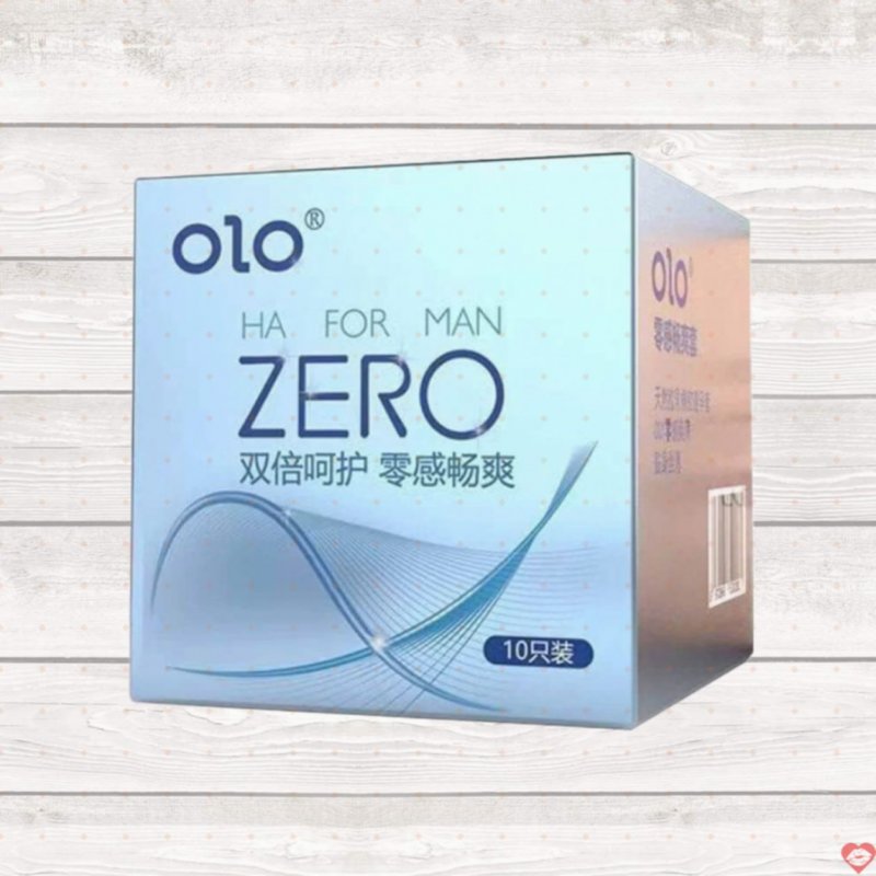 Bao cao su OLO 0.01 siêu mỏng nhiều gel bôi trơn hộp 10 cái chuẩn 