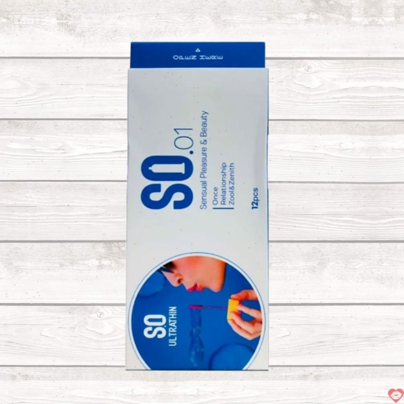 Bao cao su SO Ultrathin siêu mỏng Hộp 12 cái an toàn nhạy cảm 