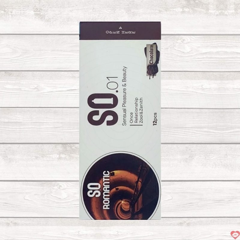 Bao cao su SO Romantic mỏng hương chocolate thơm ngọt hấp dẫn 12 cái 