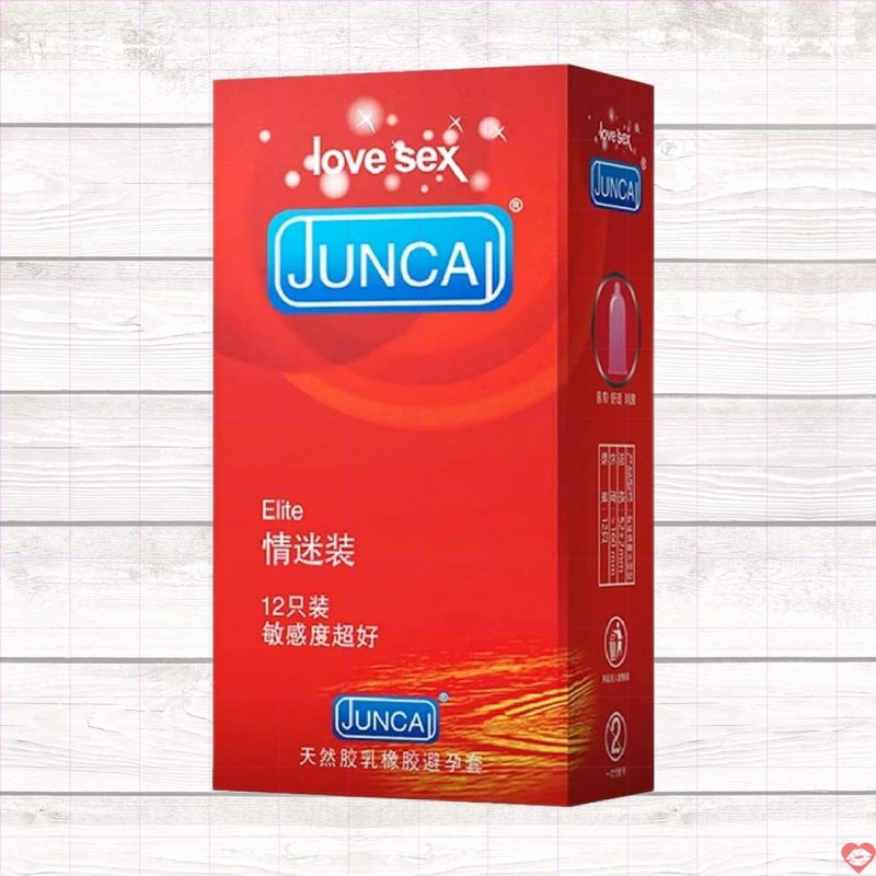 Bao cao su Juncai Elite 12 cái ôm sát truyền nhiệt nhanh mạnh mẽ 