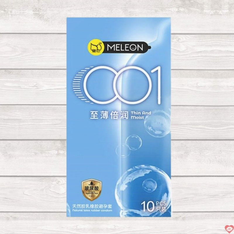 Bao cao su Meleon siêu mỏng ẩm mượt kích thích mạnh hộp 10 