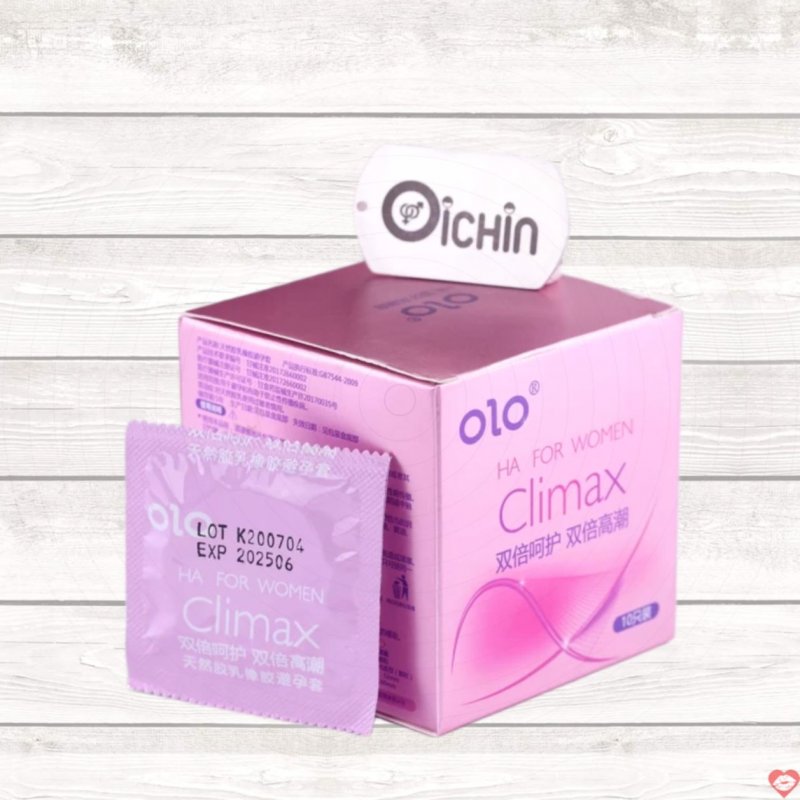 Bao cao su OLO Ha For siêu mỏng gel bôi trơn an toàn cao cấp 